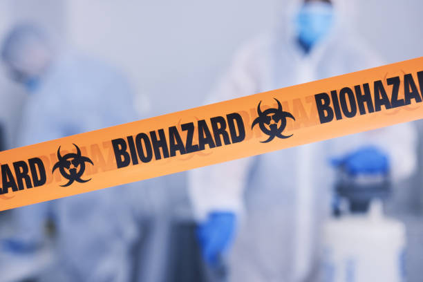 Professional Biohazard Cleanup technician working in Somerville, MA